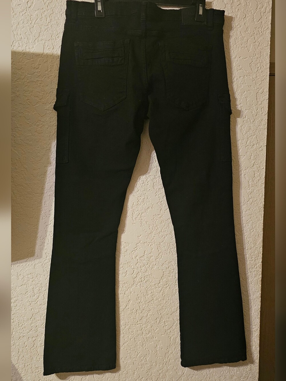 Men's Black Cargo Pants - Classic Utility Style